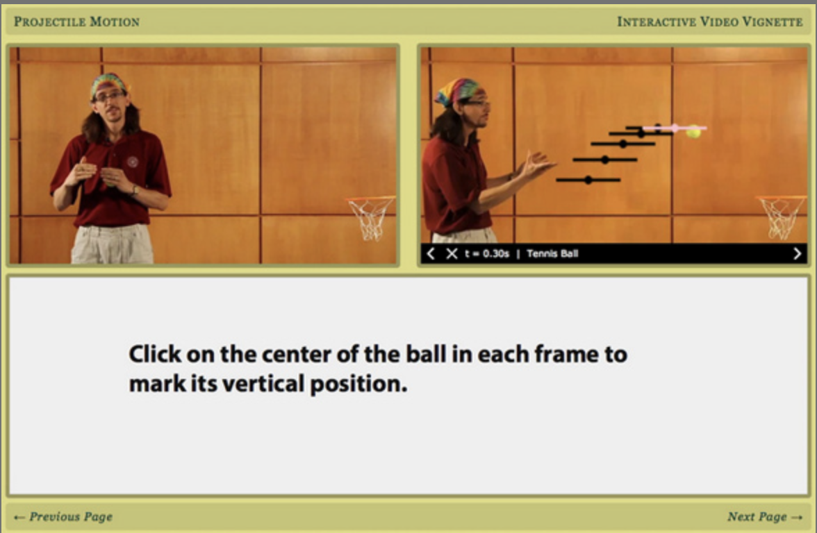 Interactive Video Vignettes for Physics